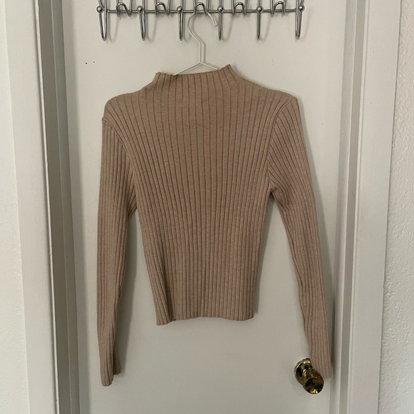 Fashion Nova Sweaters - Fashion Nova Ribbed Mock Neck Sweater